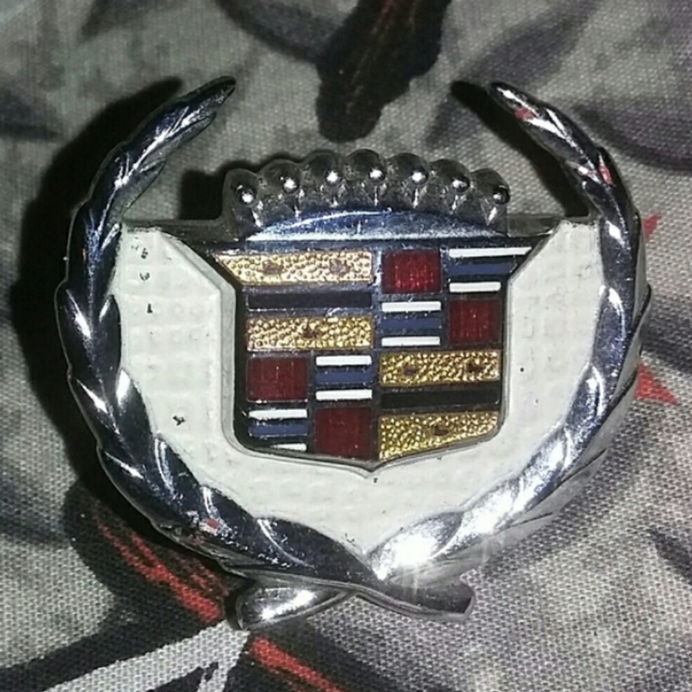 80s Cadillac OEM Vintage Emblem Ornament Car Auto
